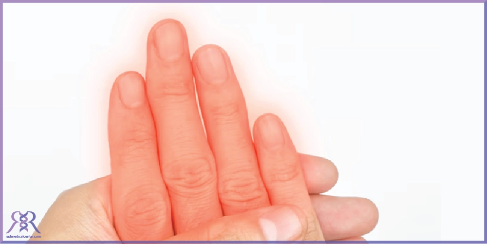 علت گز گز انگشتان دست