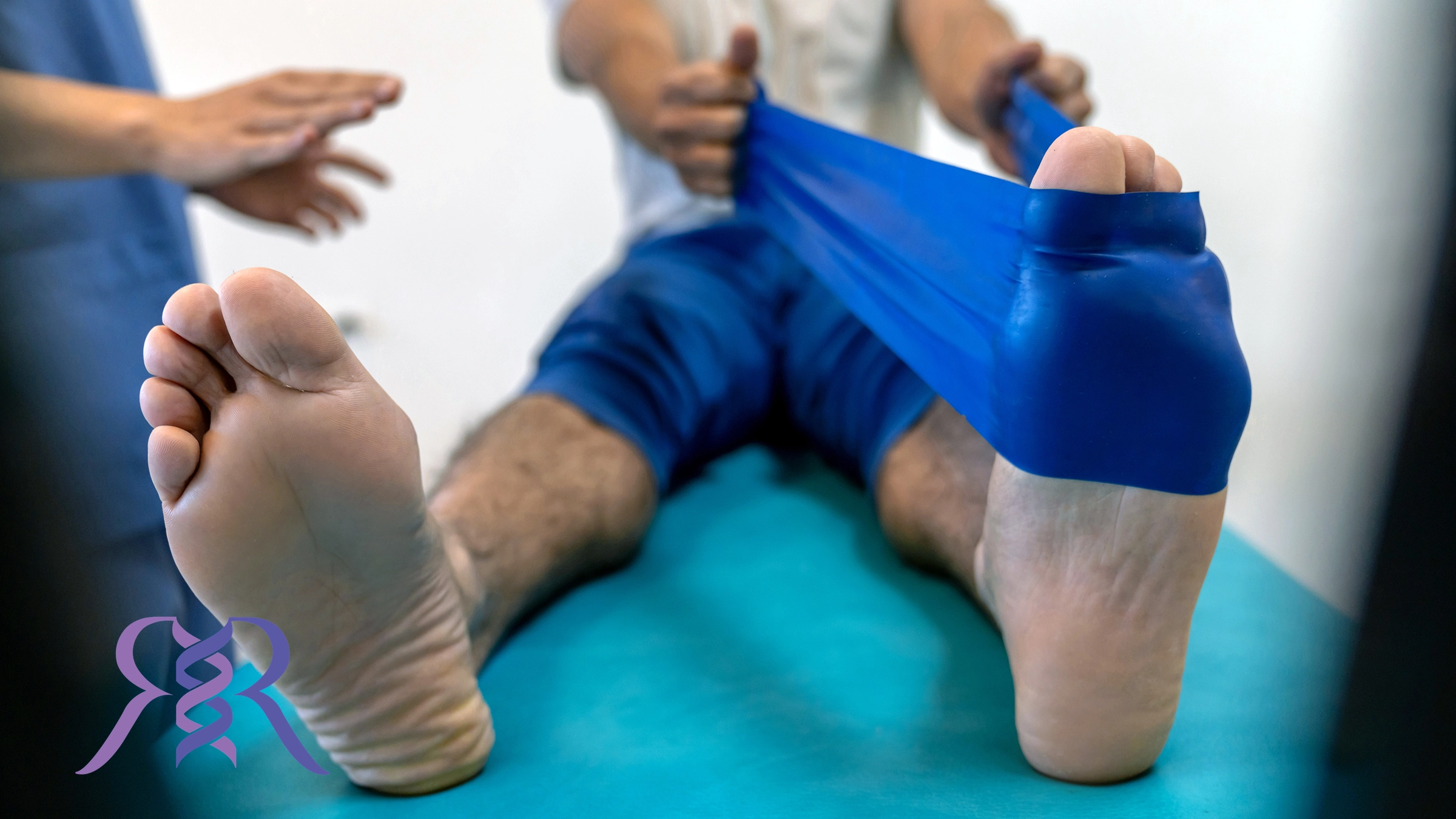 تمرین افتادگی مچ پا